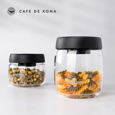 Hũ thủy tinh hút chân không bảo quản thực phẩm CAFE DE KONA