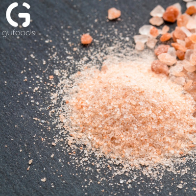 Muối Hồng Himalaya GUfoods (dạng hạt mịn) - Tự Nhiên, Tinh Khiết, Giàu Khoáng Chất, Tốt Cho Sức Khỏe