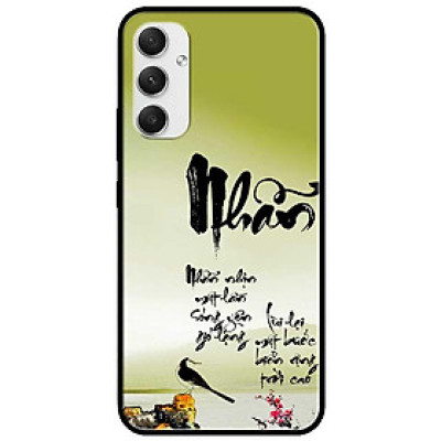Ốp lưng cho Samsung M33 - Samsung A16 - A06 - Samsung A23 - A32 4G - A52 - Thư Pháp Nhẫn Nhịn - Hàng Chính Hãng