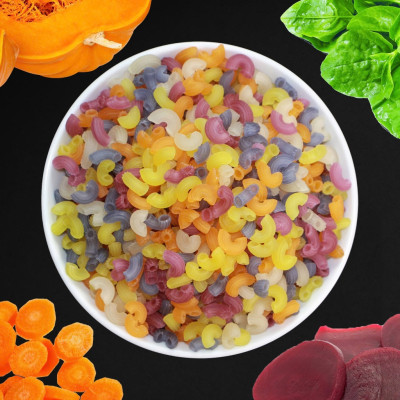 Nui Hữu Cơ Ngũ Sắc Hình Chữ C Thành Phần Rau Củ Thực Dưỡng Ăn Kiêng Tốt Cho Sức Khỏe