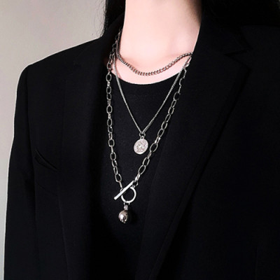 Dây chuyền vòng cổ mix đồng xu hướng thời trang mới