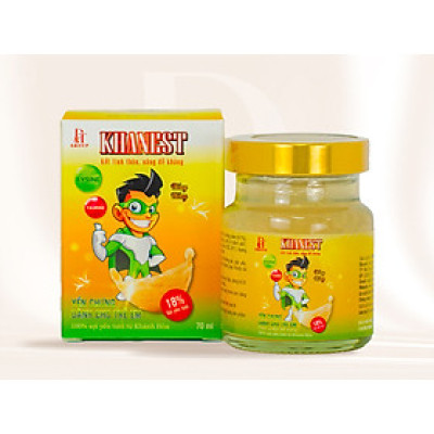 Yến Chưng Dành Cho Trẻ Em Lysine + Taurine KHANEST - Hũ 70ml - Bồi Bổ Sức Khỏe