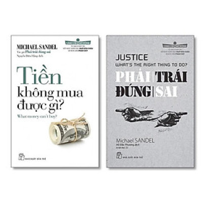[ Thăng Long Books ] Bộ 2 Cuốn : Tiền Không Mua Được Gì? + Phải Trái Đúng Sai ( Combo/Lẻ )