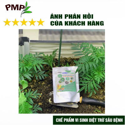 Combo chế phẩm vi sinh trừ bệnh, trừ sâu PMP cho rau sạch, hoa, cây cảnh (Biomic & Killpa)