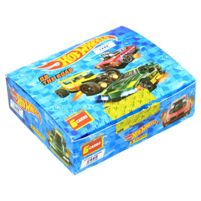 Gói Thẻ Hình Hot Wheels - Panini (6 Card Ngẫu Nhiên/Túi)