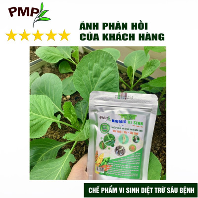 Combo chế phẩm vi sinh trừ bệnh, trừ sâu PMP cho rau sạch, hoa, cây cảnh (Biomic & Killpa)