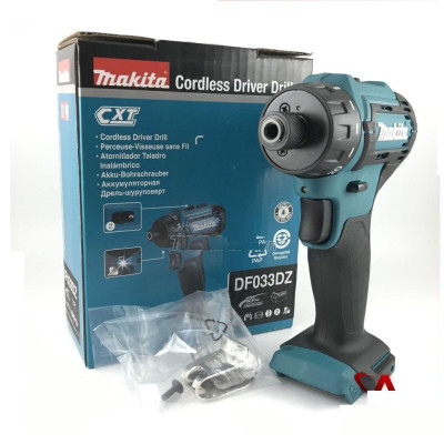 MÁY KHOAN VÀ VẶN VÍT DÙNG PIN 12V 170 W  MAKITA DF033DZ (KHÔNG KÈM PIN VÀ SẠC) - HÀNG CHÍNH HÃNG