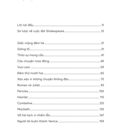 Những Tuyệt Tác Của Shakespeare - Tuyển Tập 20 Vở Kịch Được Chuyển Thể Thành Truyện Cho Thiếu Nhi