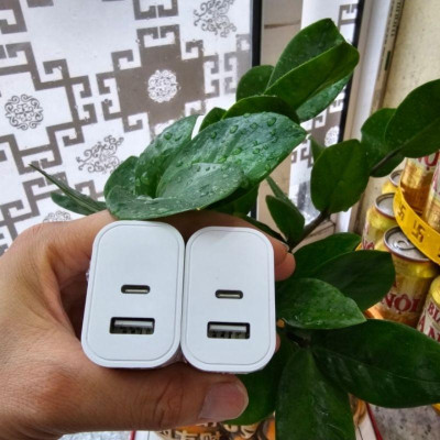 Củ Noki.a 2 cổng đầu ra USB và Type C zin hãng