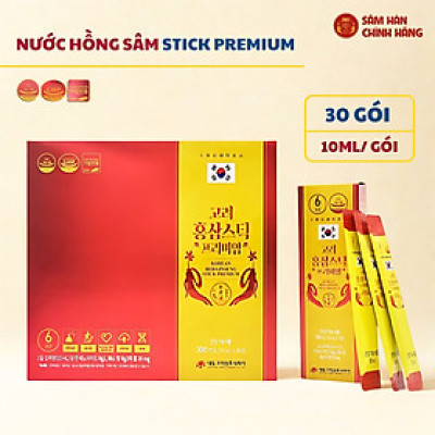 Nước Hồng sâm Hàn quốc Premium (10ml x 30 stick) – Daedong