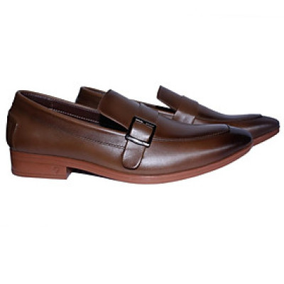 Giày tây nam Huy Hoàng màu nâu đỏ HT7504