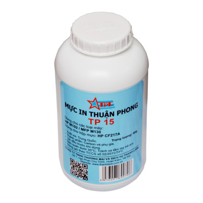 BỘ 5 Chai Mực đổ Thuận Phong TP15 dùng cho máy in HP M102 / MFP M130 - Hàng Chính Hãng