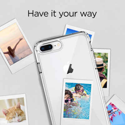 Ốp lưng silicon chống sốc cho iPhone 7 Plus / iPhone 8 Plus hiệu Likgus Crashproof (siêu mỏng, chống chịu mọi va đập) - Hàng nhập khẩu