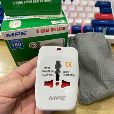 Ổ Cắm Du Lịch Đa năng MPE TA1 - Universal Travel AC