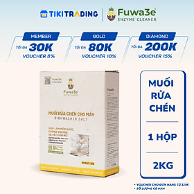 Muối rửa bát cho máy rửa chén bát Fuwa3e làm mềm nước 2kg