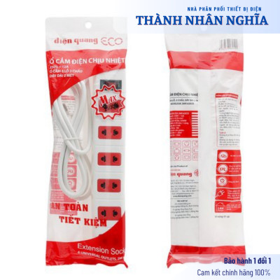Ổ cắm Điện Quang ECO ĐQ ESK 62ECO (6 lỗ 2 chấu)