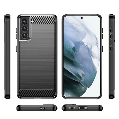 Ốp Lưng Chống Sốc Cho SamSung Galaxy S21 FE, S20 FE Chính hãng RUGGED ARMOR Vân Sợi Carbon, Bảo Vệ Camera Sau - Hàng Chính Hãng
