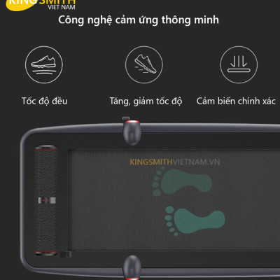Máy Chạy Bộ Gấp Gọn Xiaomi KingSmith Walkingpad K12 Gấp Gọn Gồm 2 Chế Độ Chạy Có Kết Nối App Công Suất 746 W - Hàng Chính Hãng