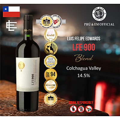 Rượu Vang Đỏ Chile Luis Felipe Edwards LFE900 Single Vineyard