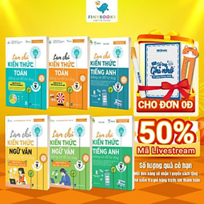 Sách - Làm Chủ Kiến Thức Bằng Sơ Đồ Tư Duy Tiếng Anh - Toán - Ngữ Văn Lớp 9 Tập 1 + Tập 2 - TKBooks