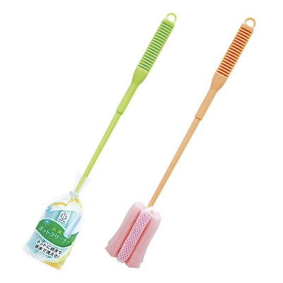 Dụng cụ rửa chai lọ có đầu mút Antibacterial (Size M) - Nội địa Nhật Bản - Giao màu ngẫu nhiên