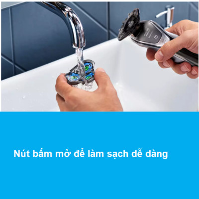 Máy cạo râu khô và ướt cao cấp Philips Norelco S5940/88 Serial 5000 có đầu tỉa để tỉa tóc mai và ria mép - HÀNG NHẬP KHẨU