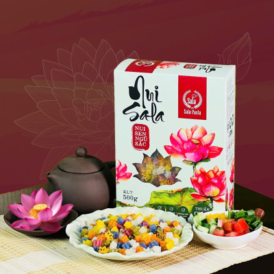 Nui Ngũ Sắc Hữu Cơ Rau Củ Hình Hoa Sen Giảm Cân Ăn Kiêng