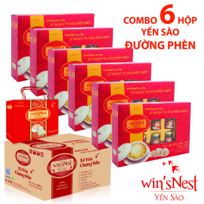 Combo 6 hộp nước yến sào win