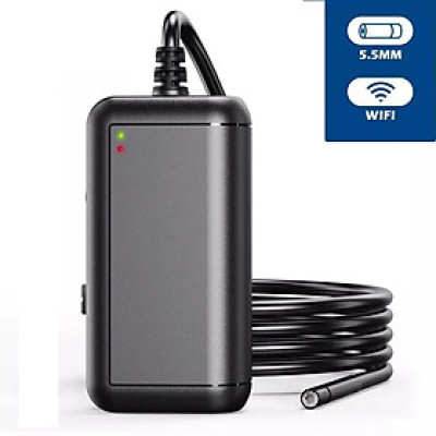 Camera Nội Soi Công Nghiệp Ống Kính 5.5mm Tích Hợp 6 Đèn LED IP67 Chống Nước WIFI Kết Nối Không Dây Với Điện Thoại F220 - Hàng Nhập Khẩu