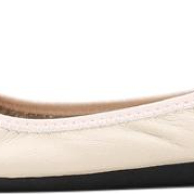 Giày Nữ Búp Bê Da Bò Huy Hoàng HT7914 - Kem