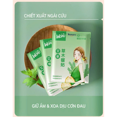 COMBO 3 Miếng Dán Đau Bụng Dán Chườm Ấm Bụng Giữ Nhiệt Cơ Thể 3 Vị Thảo Dược Thiên Nhiên Chườm Nóng Văn Phòng