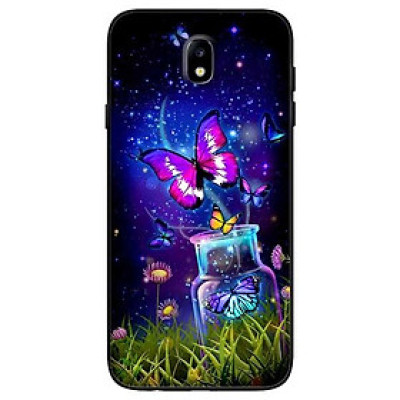 Ốp lưng dành cho Samsung J3 Pro - J7 Pro - J5 Prime - J7 Prime mẫu Bướm Đêm Hồng Xanh