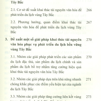 Khai Thác Tài Nguyên Văn Hóa Để Phát Triển Du Lịch Bền Vững Vùng Tây Bắc (Sách chuyên khảo)