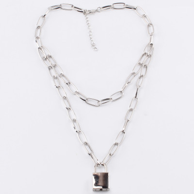 Vòng cổ titan khoá 2 tầng