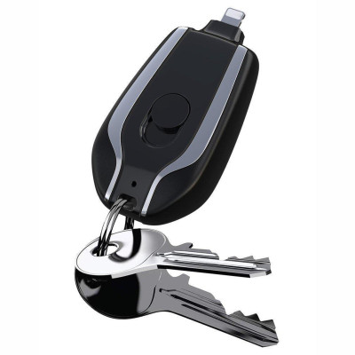 Combo 2 Móc Khoá Kèm Sạc Dự Phòng Cổng Ln Cho Ip 1500Mah Thời Trang