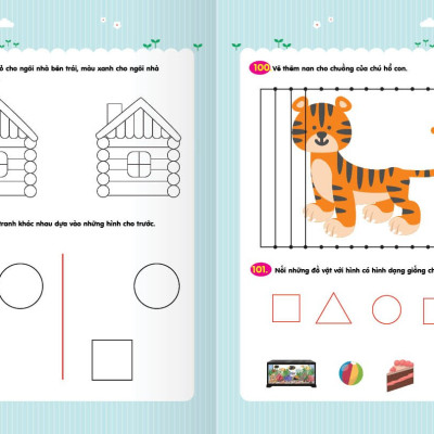 Sách - Trò chơi Toán Học 1 - Rèn luyện Tư Duy (3 - 6 tuổi)