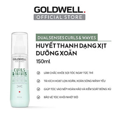 Xịt Dưỡng Tóc Xoăn Goldwell Curls & Waves – Cấp Ẩm, Tóc Bồng Bềnh, Dễ Vào Nếp