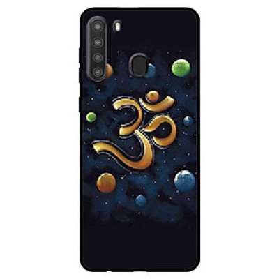 Ốp lưng dành cho Samsung Galaxy A21 mẫu Om Mani Padme Hum Hành Tinh
