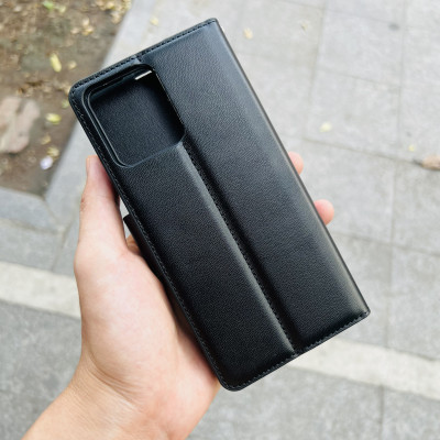 Bao da cho Realme C30s Hanman quai cài, có ngăn đựng thẻ và tiền tiện lợi - Hàng nhập khẩu