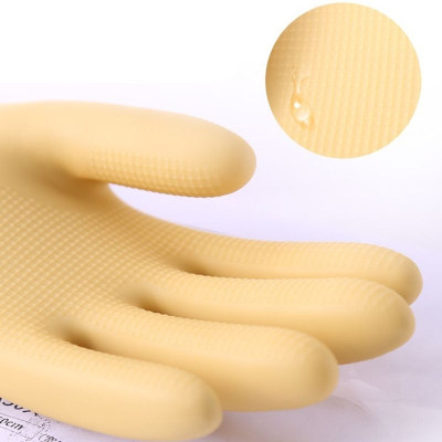 Hàng Tặng Không Bán - Găng Tay Cao Su Rửa Chén Ngọc Trai Size L Thương Hiệu Hàn Quốc