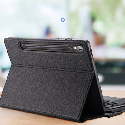 Bao da dành cho SamSung Galaxy Tab S10 Fe , S10 Fe Plus , S10 Plus , S9 Plus , Tab S9 Fe Plus , Tab S9 Fe , Tab S9 kèm bàn phím bluetooth Dux Ducis có bàn di chuột TrackPad - Hàng nhập khẩu