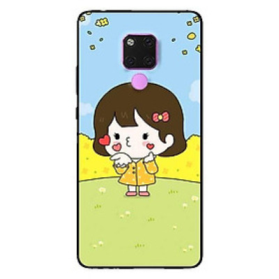 Ốp lưng dành cho Huawei 5t - Mate 20 - Mate 20 Pro mẫu Cô Bé Áo Vàng