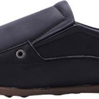 Giày Nam Có Lỗ Huy Hoàng HT7123 - Đen