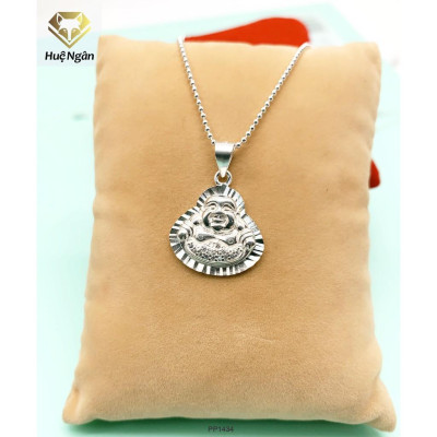Dây chuyền bạc Ý 925 Huệ Ngân - Phật di lạc PP1434