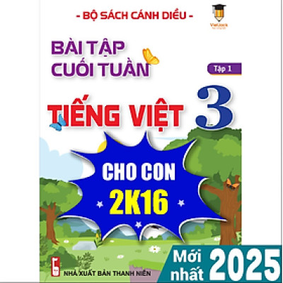 Sách - Bài tập cuối tuần Tiếng Việt lớp 3 Cánh diều (Học kì 1) VietJack