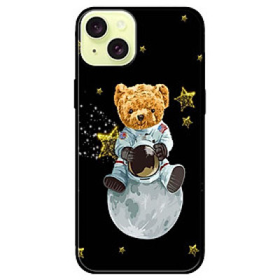 Ốp lưng dành cho Iphone 15 - Iphone 15 Plus - Iphone 15 Pro - Iphone 15 Pro Max - Gấu Vũ Trụ - Hàng Chính Hãng