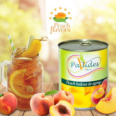 Đào Cắt Nửa Trái Ngâm Nước Đường Pavlides 820g