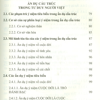 Ẩn Dụ Ý Niệm Trong Tư Duy Của Người Việt (Khảo Sát Trên Tư Liệu Ngôn Ngữ Đời Thường Của Người Việt Ở Một Số Tỉnh Đồng Bằng Bắc Bộ)