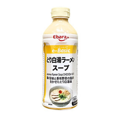Nước Súp Mì Ramen Gà PAITAN E-BASIC EBARA 500ml