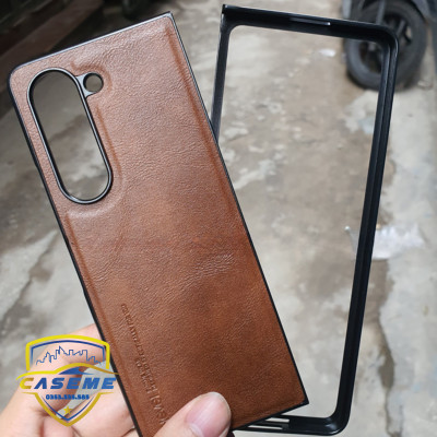 Ốp lưng da dành cho Samsung Galaxy Z Fold5/Z Fold6/Z Fold 7 hàng chính hãng X-Level cao cấp - Hàng Chính Hãng